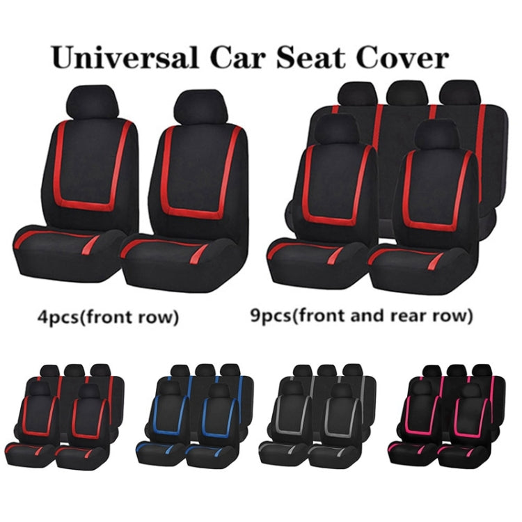 Universal Car Seat Cover Set - Polyester Fabric Automobile Seat Protector