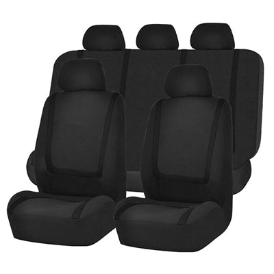 Universal Car Seat Cover Set - Polyester Fabric Automobile Seat Protector