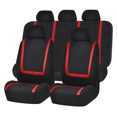 Universal Car Seat Cover Set - Polyester Fabric Automobile Seat Protector