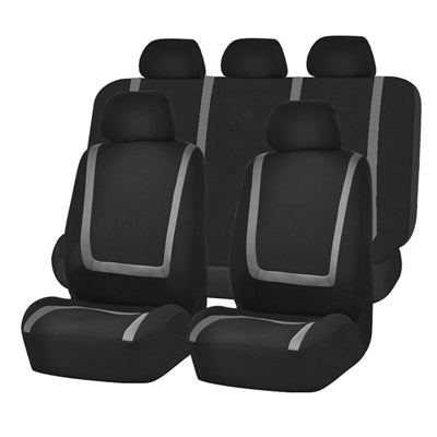 Universal Car Seat Cover Set - Polyester Fabric Automobile Seat Protector