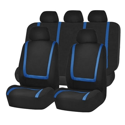 Universal Car Seat Cover Set - Polyester Fabric Automobile Seat Protector