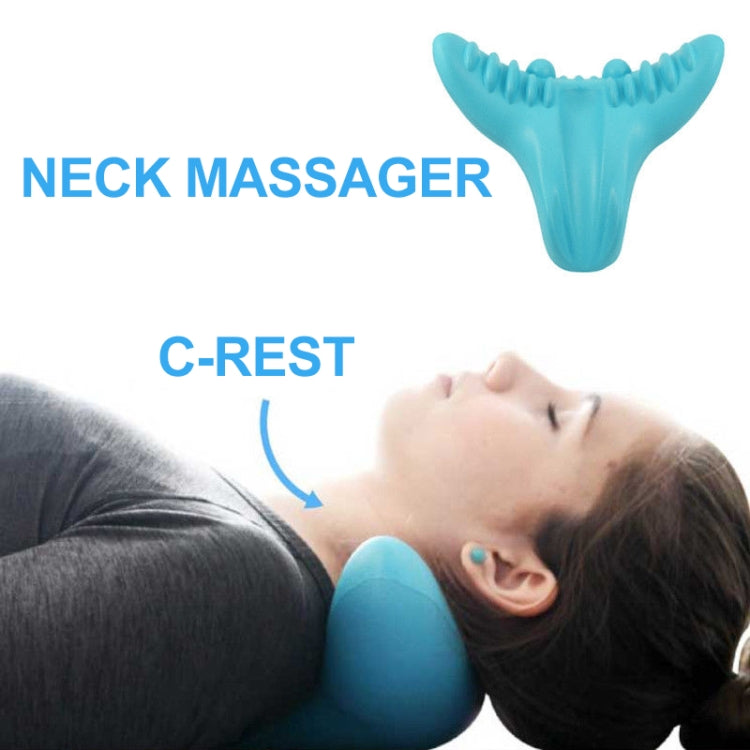 Acupressure Neck Massage Pillow - Memory Foam Cervical Shoulder Muscle Relaxer