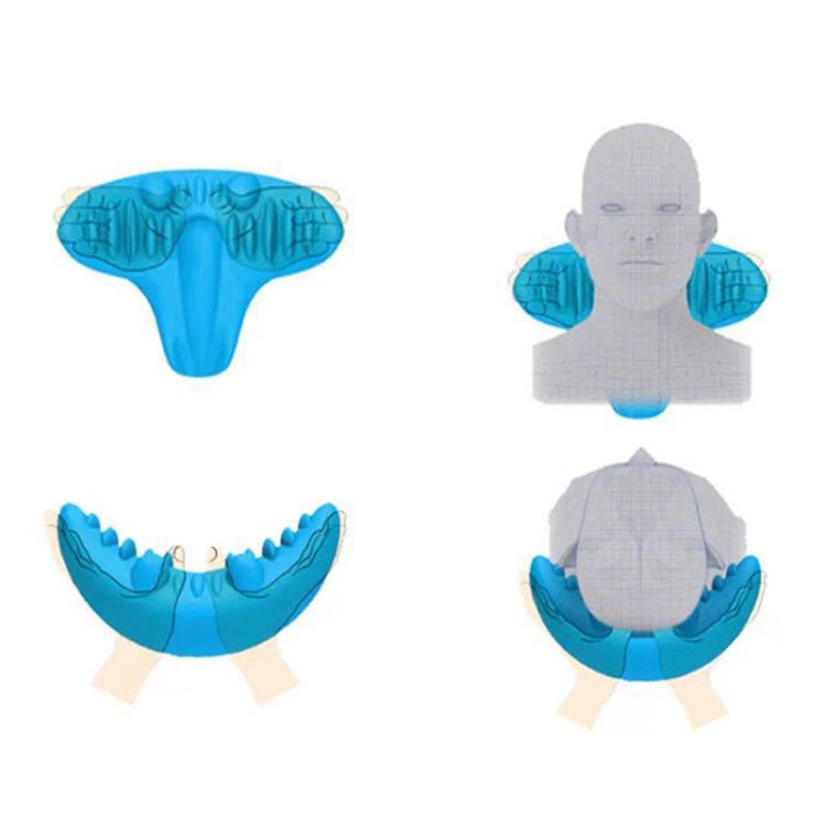 Acupressure Neck Massage Pillow - Memory Foam Cervical Shoulder Muscle Relaxer