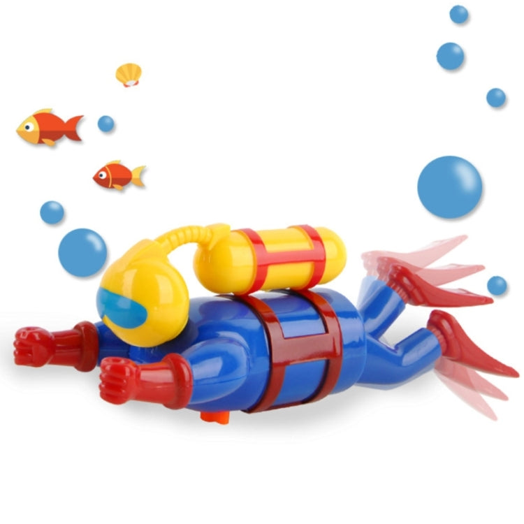 Wind-Up Diver Bath Toy - Swimming Clockwork Toy for Children's Bath Time Fun
