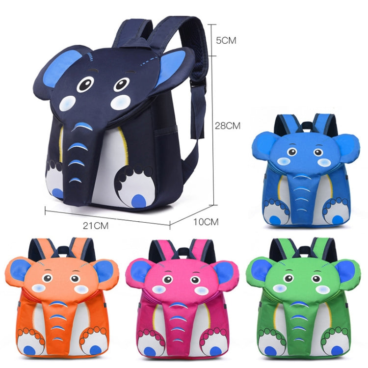 Cute 3D Elephant School Backpack for Kids - Animal Design Boys Girls Schoolbag