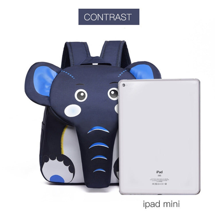 Cute 3D Elephant School Backpack for Kids - Animal Design Boys Girls Schoolbag
