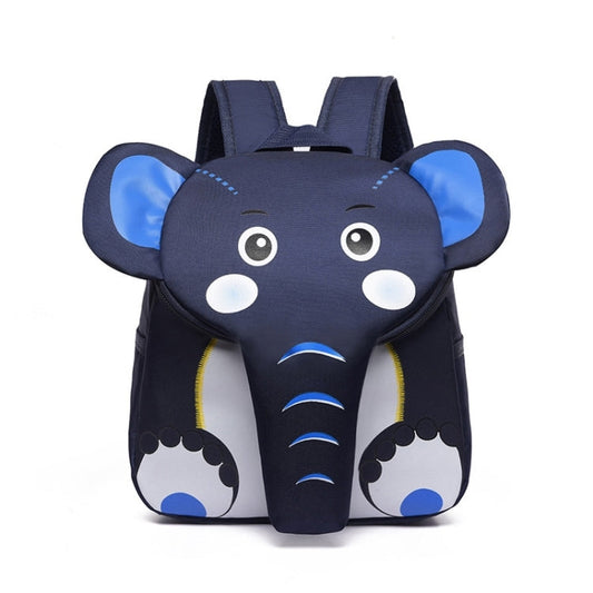 Cute 3D Elephant School Backpack for Kids - Animal Design Boys Girls Schoolbag