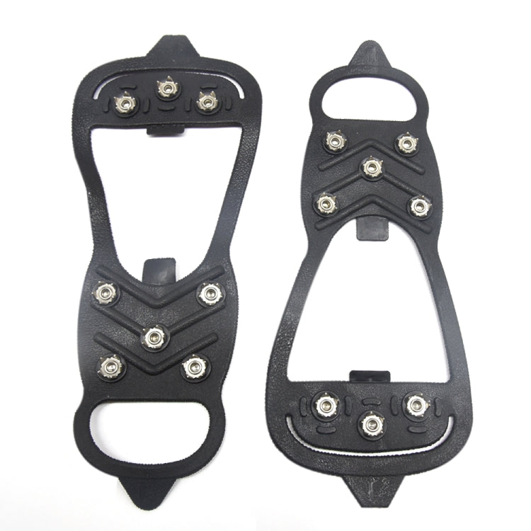 Ice Cleats for Shoes - 8 Teeth Anti-Slip Snow Grips | Winter Traction Crampons