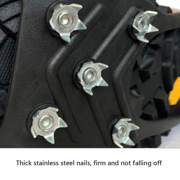 Ice Cleats for Shoes - 8 Teeth Anti-Slip Snow Grips | Winter Traction Crampons