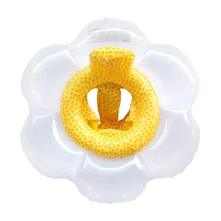 Children Sun Flower Seat Ring Swimming Ring Baby Inflatable Lifebuoy with Pillow, Sun Flower Seat Ring