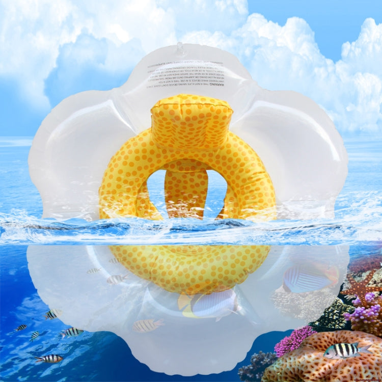 Children Sun Flower Seat Ring Swimming Ring Baby Inflatable Lifebuoy with Pillow, Sun Flower Seat Ring