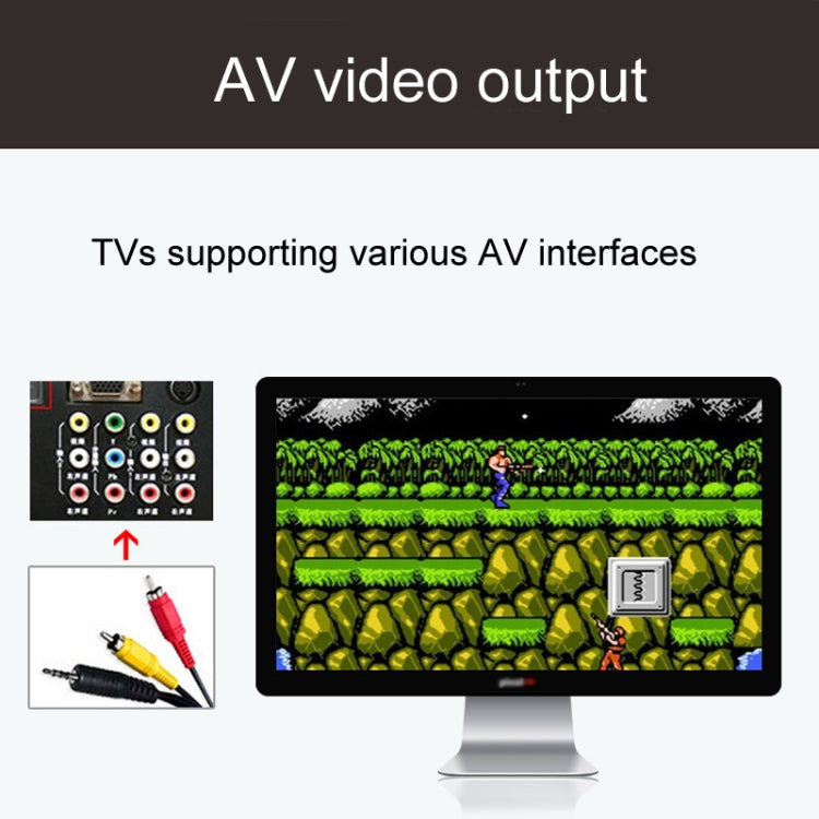 Retro 8-Bit TV Game Console - 620 Built-In Classic Games with AV Output