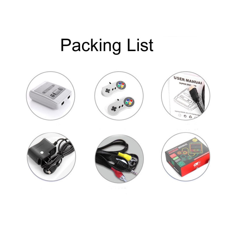 Retro 8-Bit TV Game Console - 620 Built-In Classic Games with AV Output