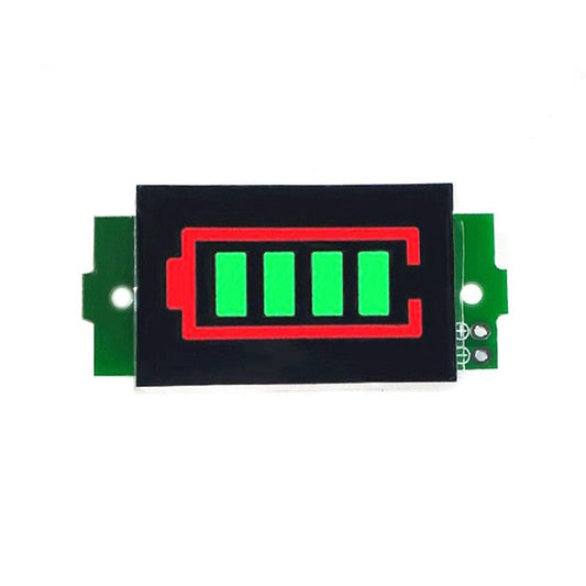 Lithium Battery Fuel Gauge Display Module - LED Capacity Indicator (Green/Blue)