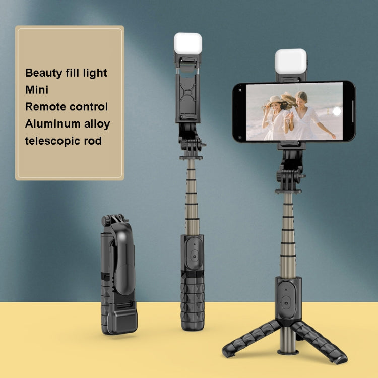 Mini Bluetooth Selfie Stick - Compact Multifunctional Phone Holder with Remote