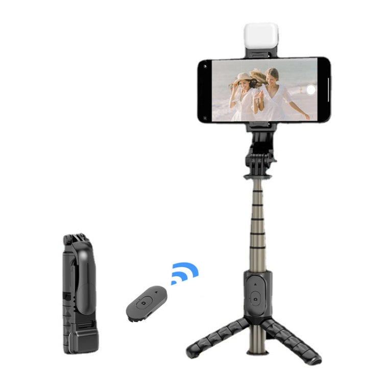 Mini Bluetooth Selfie Stick - Compact Multifunctional Phone Holder with Remote