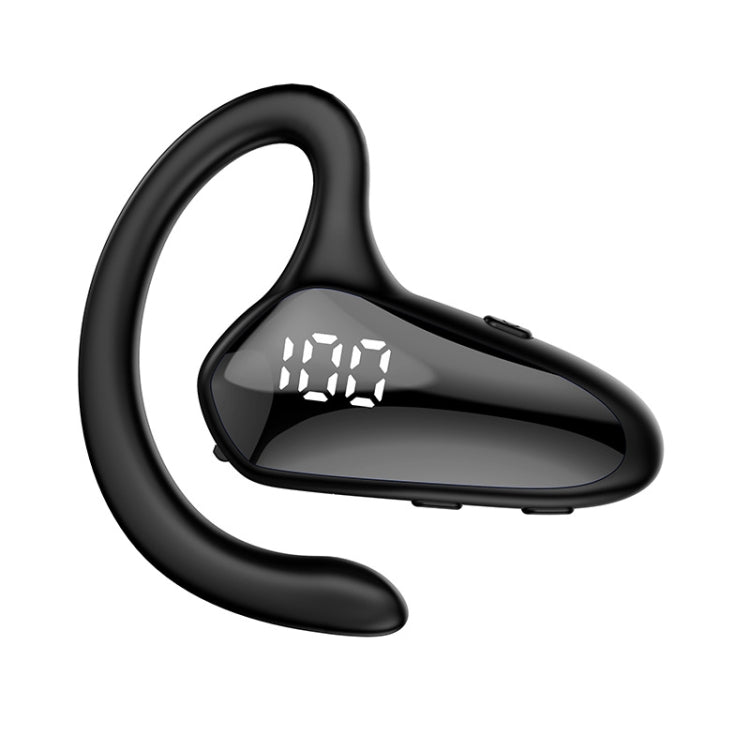 YX02 With Digital Display Hanging Ear Bone Conduction Bluetooth Headset, YX02 Black, YX02 Grey, YX02 Red, YX02 Pink