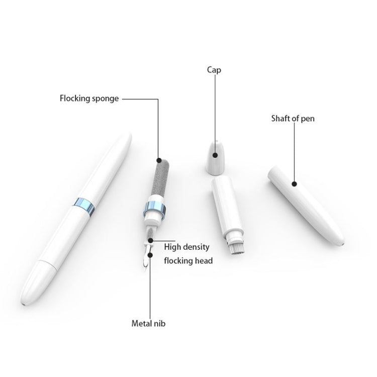 3-in-1 Earphone Cleaning Pen - Earbud & Keyboard Cleaning Brush Tool