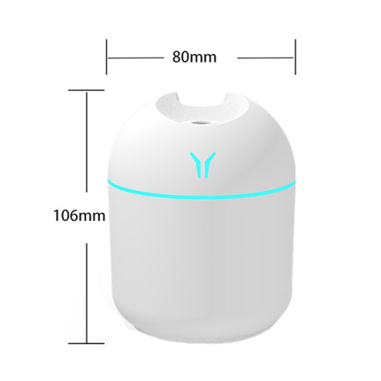 USB Mini Desktop Humidifier with Colorful Night Light | Car & Home Use