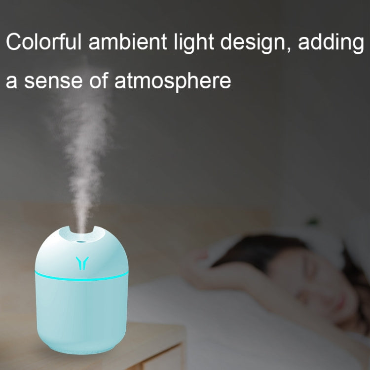 USB Mini Desktop Humidifier with Colorful Night Light | Car & Home Use