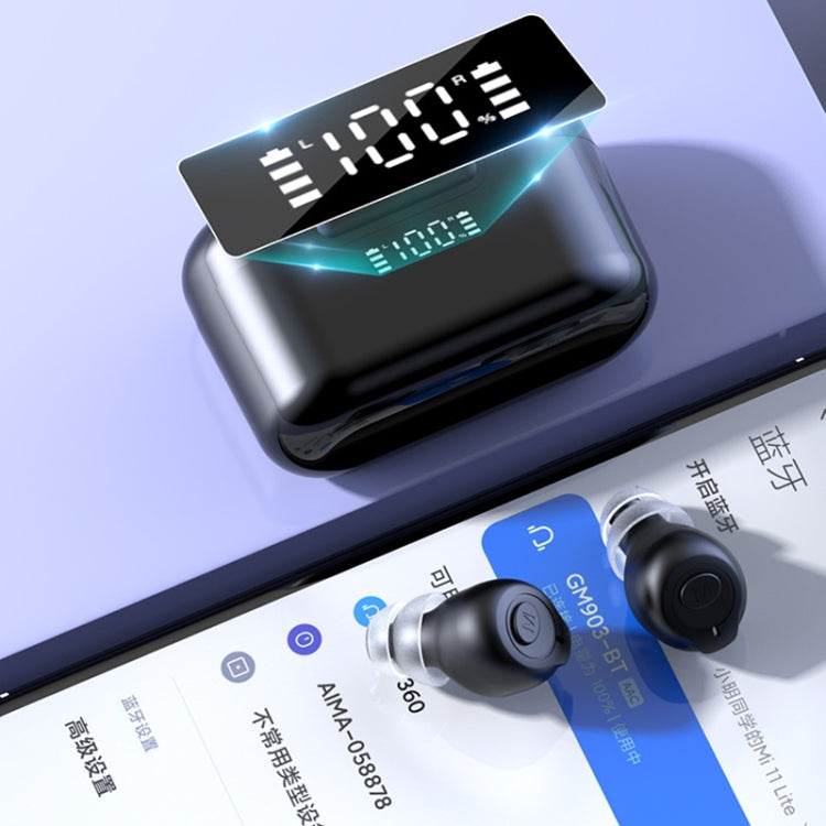 GM-903 Bluetooth Hearing Amplifier - Rechargeable Digital Sound Amplifier with LCD Display for Seniors