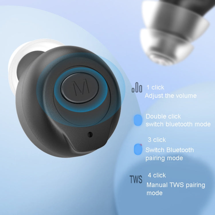 GM-903 Bluetooth Hearing Amplifier - Rechargeable Digital Sound Amplifier with LCD Display for Seniors