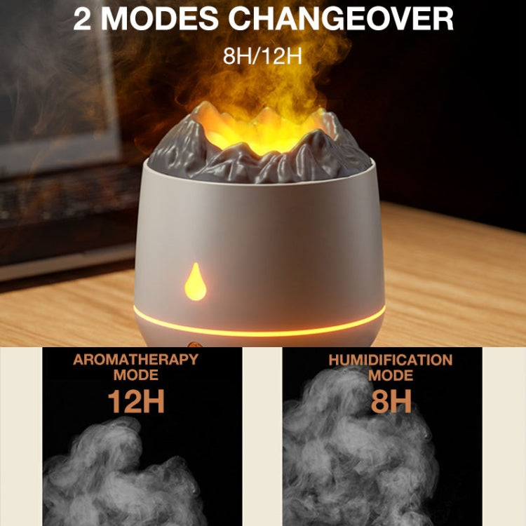 HS01 Flame Effect Humidifier with Aromatherapy & Night Light