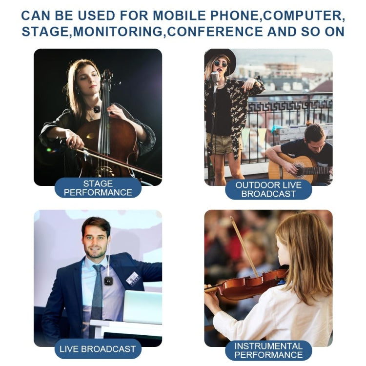 5.8GHz Wireless In-Ear Monitor System - Dual Earphone Support