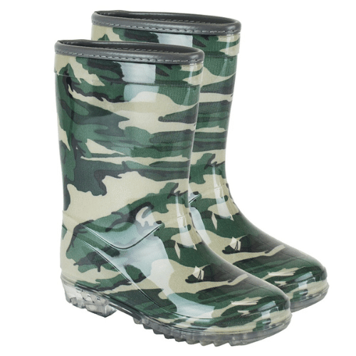 WEL4 CAMO KIDS WELLIES