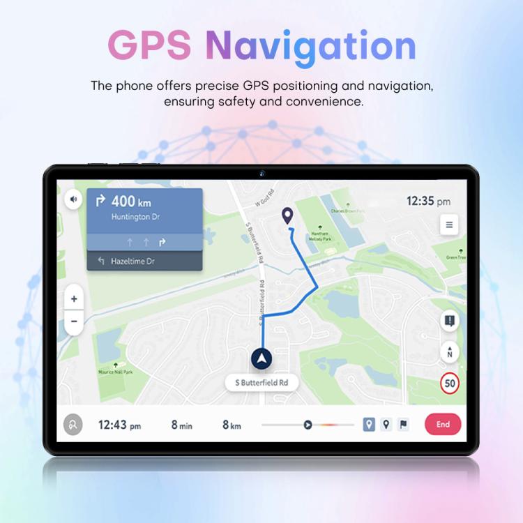 Pad 8 Pro 10.1" 4G LTE Android Tablet - 4GB RAM 32GB Storage with Keyboard, Mouse & Case