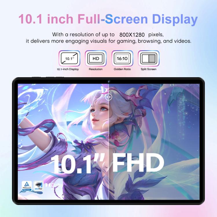 Pad 8 Pro 10.1" 4G LTE Android Tablet - 4GB RAM 32GB Storage with Keyboard, Mouse & Case