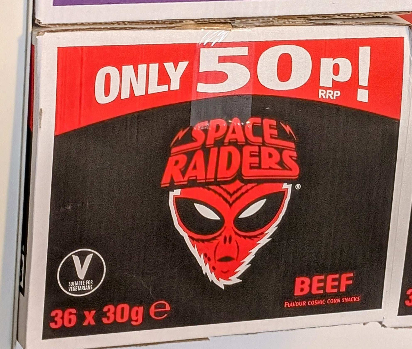 Space Raiders Corn Snacks – Box of 36