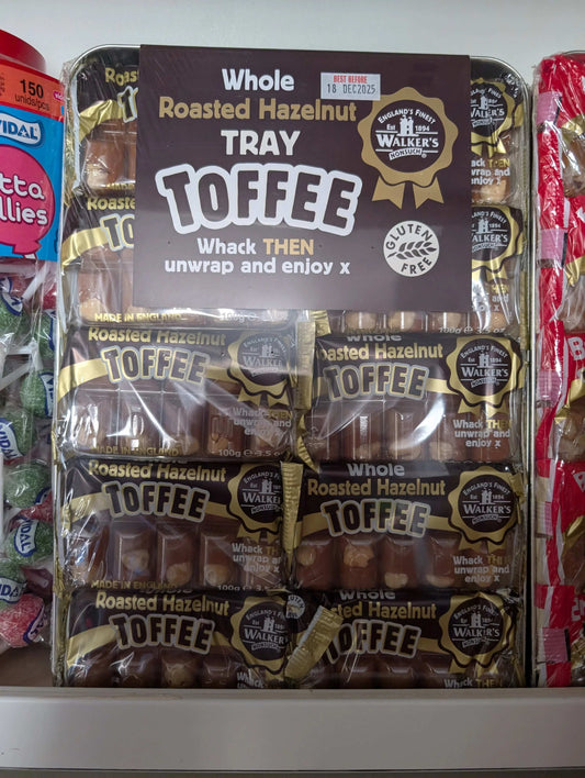 Walker's Nonsuch Tray Toffee – 100g Bars (Various Flavours)