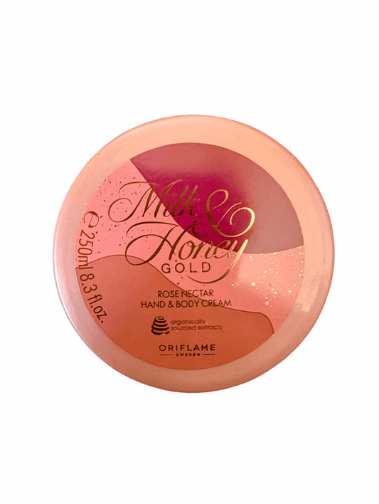 Oriflame Milk & Honey Gold Rose Nectar Hand & Body Cream – 250ml