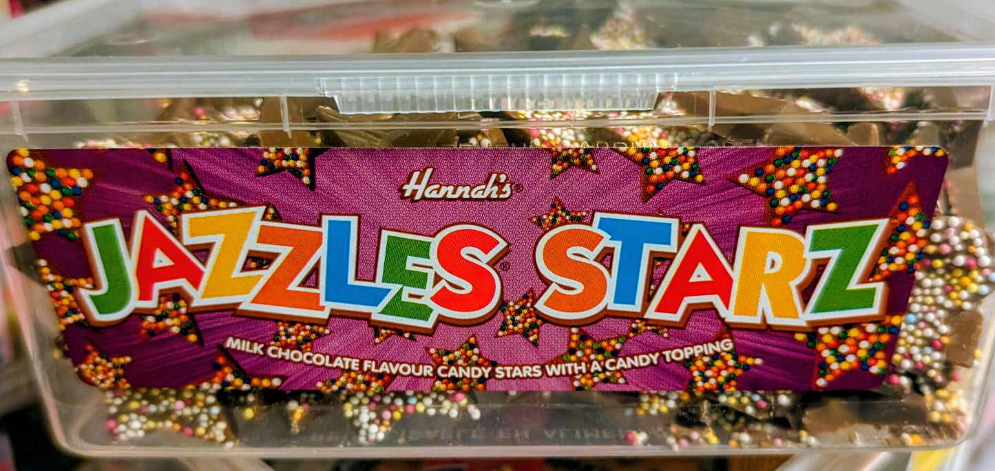 Hannah’s Jazzles Starz – Milk Chocolate Candy Stars Tub