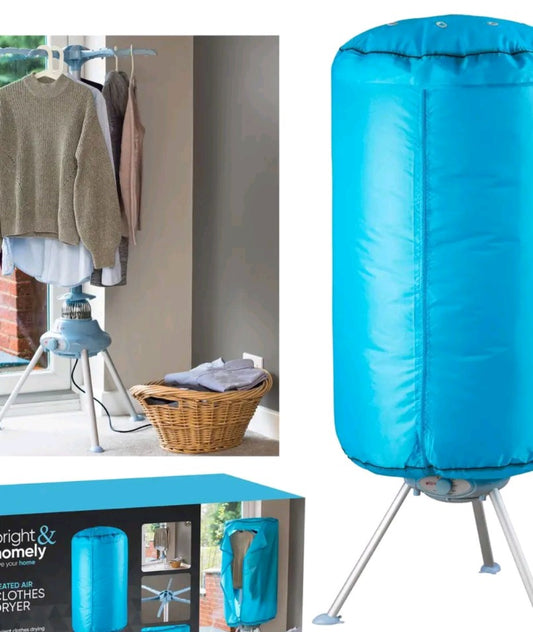 Bright & Homely Heated Air Clothes Dryer – Fast, Efficient & Perfect for UK Weather