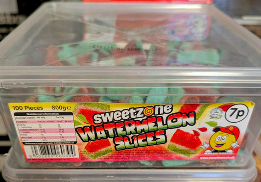Sweetzone Watermelon Slices – 800g Tub (100 Pieces)