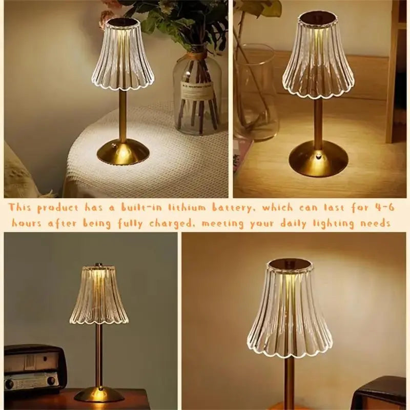 Vintage Touch Sensor Desk Lamp – USB Rechargeable & Dimmable Ex store hartlepool