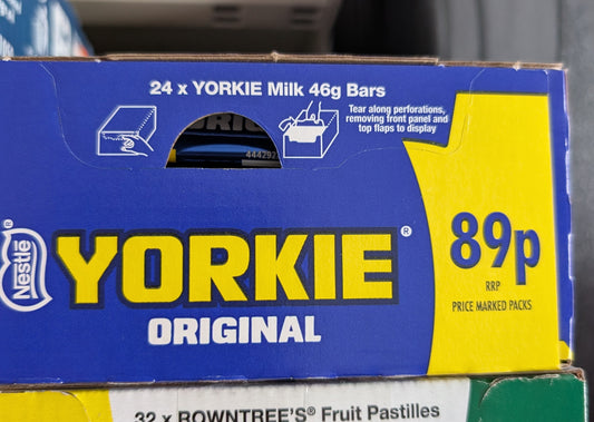 Nestlé Yorkie Chocolate Bars – Box of 24