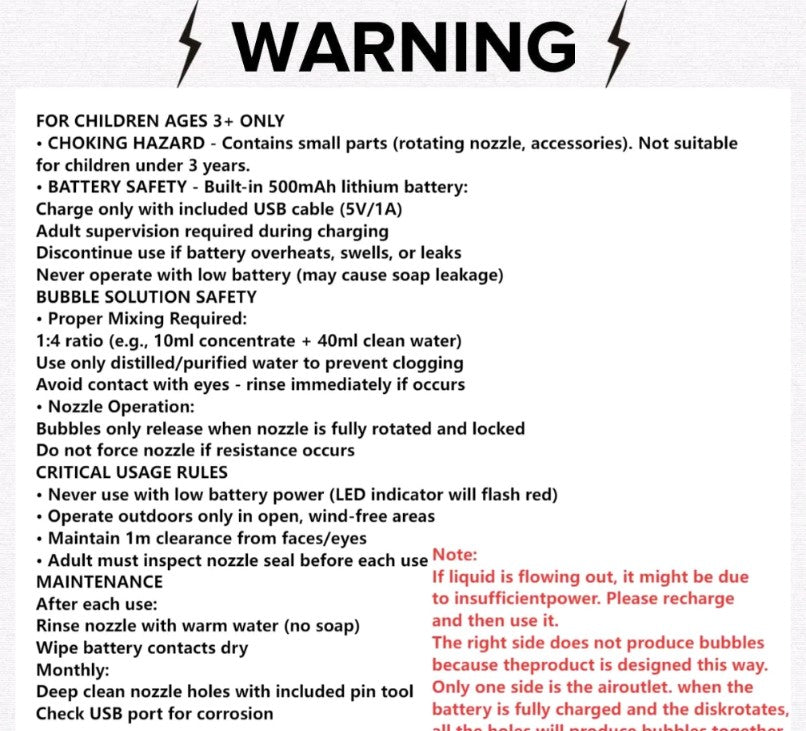 Bubble machine light Ex store hartlepool