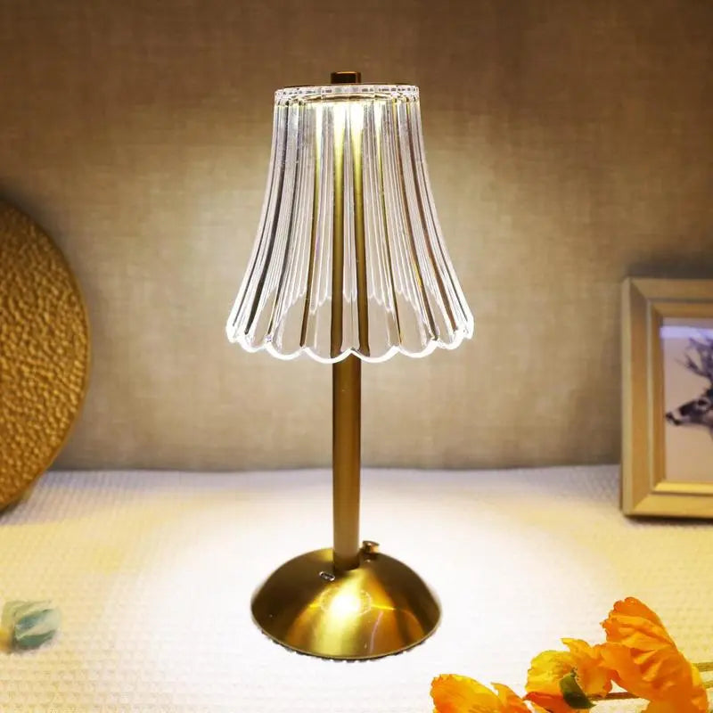 Vintage Touch Sensor Desk Lamp – USB Rechargeable & Dimmable Ex store hartlepool