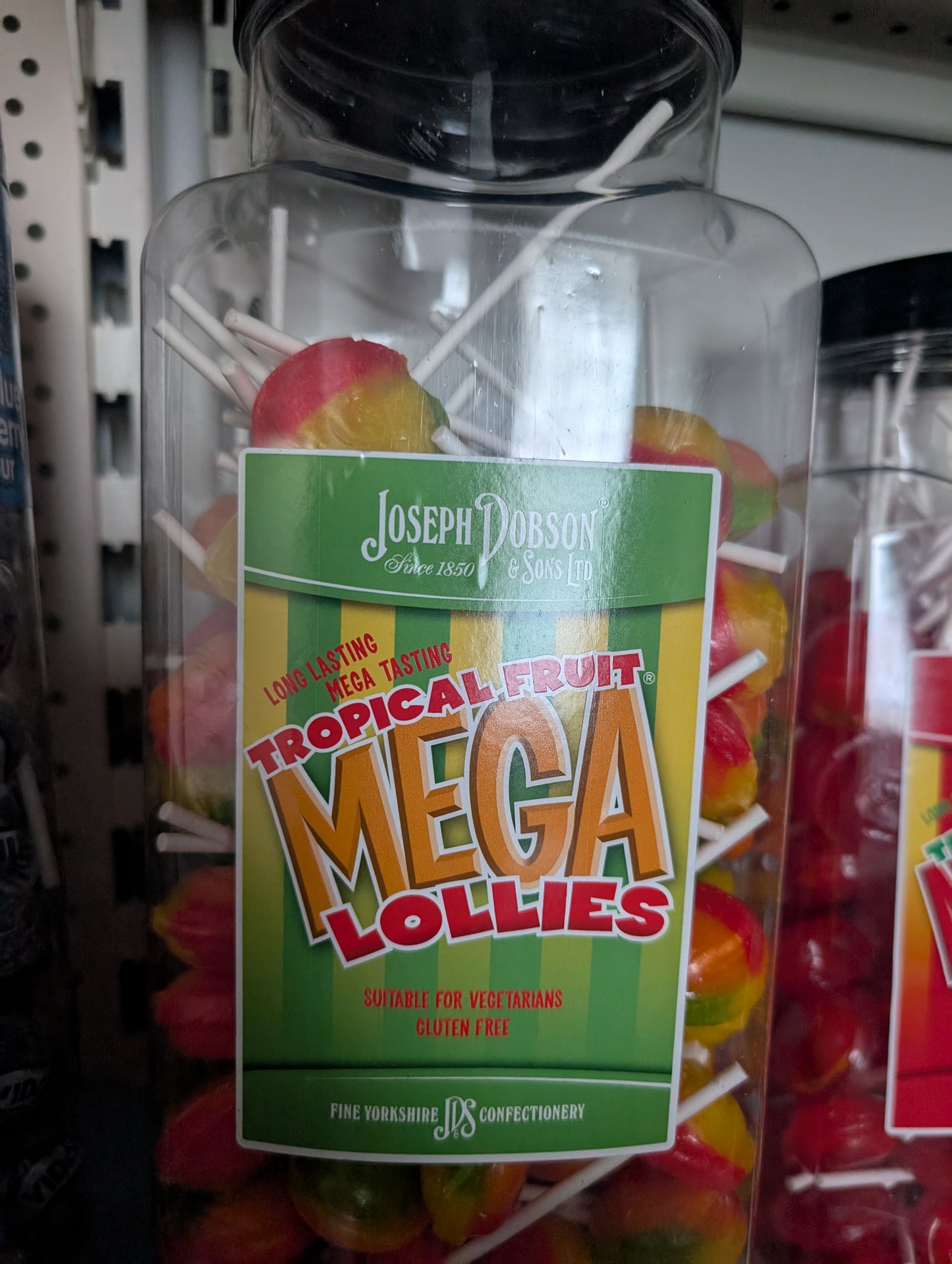 Joseph Dobson’s  Mega Lollies various flavour