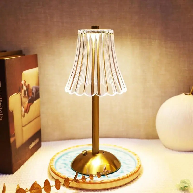 Vintage Touch Sensor Desk Lamp – USB Rechargeable & Dimmable Ex store hartlepool