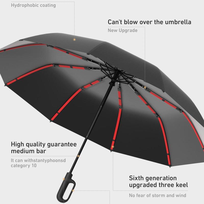 Windproof Automatic Folding Umbrella Ex store hartlepool