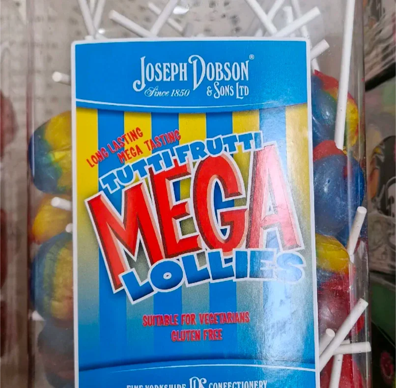 Joseph Dobson’s  Mega Lollies various flavour