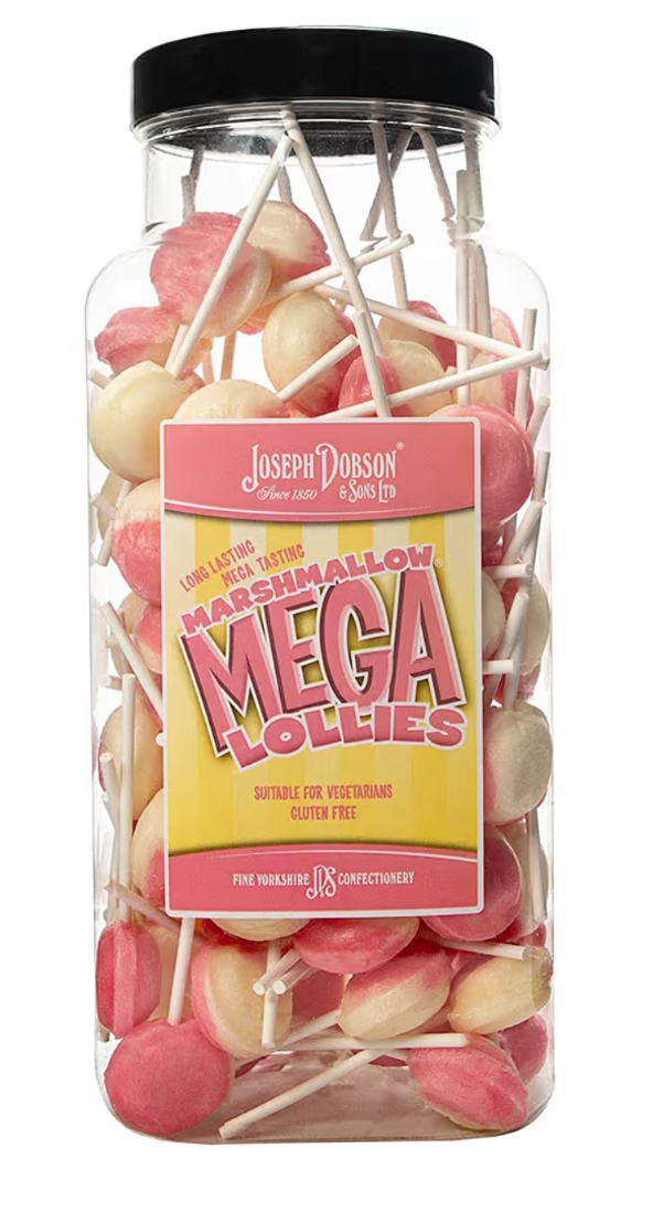 Joseph Dobson’s  Mega Lollies various flavour