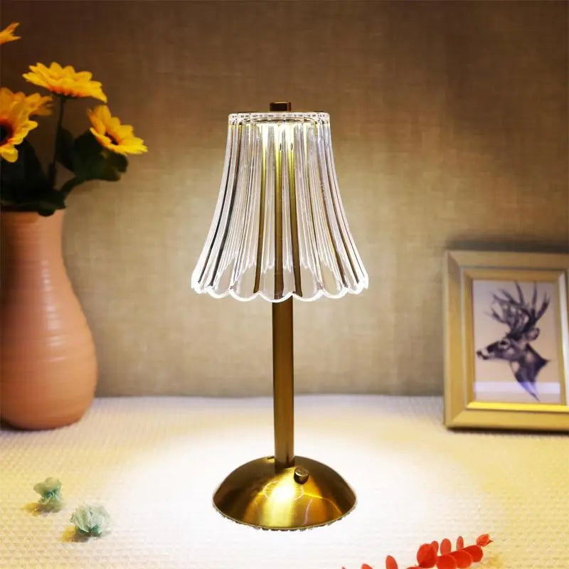 Vintage Touch Sensor Desk Lamp – USB Rechargeable & Dimmable Ex store hartlepool