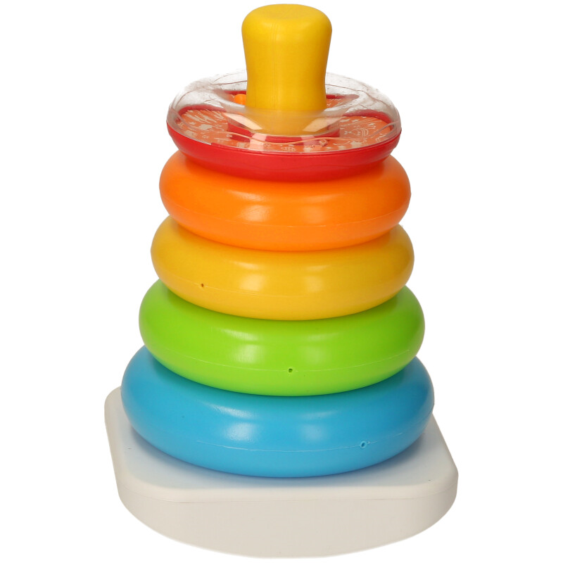Baby Stacking Rings Toy – 7-Piece Colourful Ring Set, Fine Motor & Colour Learning